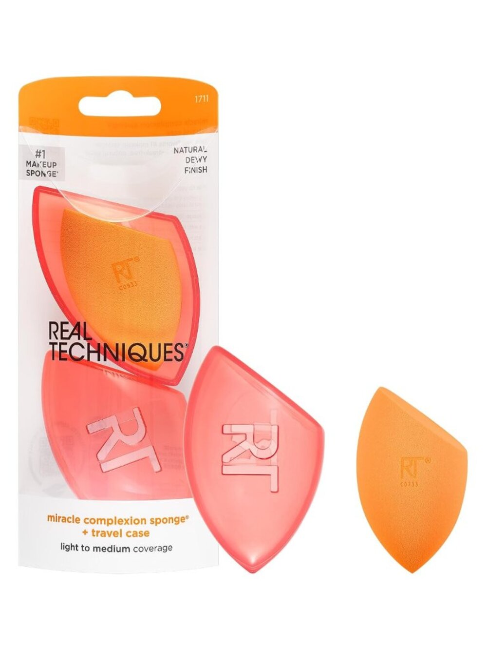 Miracle Complexion Sponge + Travel Case, 2-Piece Set